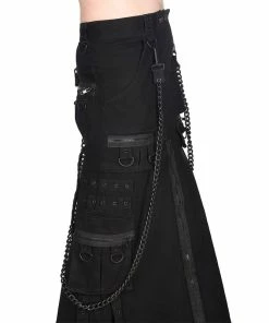 Black Pistol Kilt - Chain Skirt Denim 6 Black Pistol Kilt - Chain Skirt Denim -Cheap Caps Store black pistol kilt chain skirt denim3