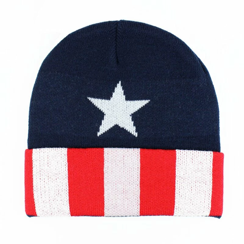 Captain America Beanie - American Flag 5 Captain America Beanie - American Flag – Bild 3