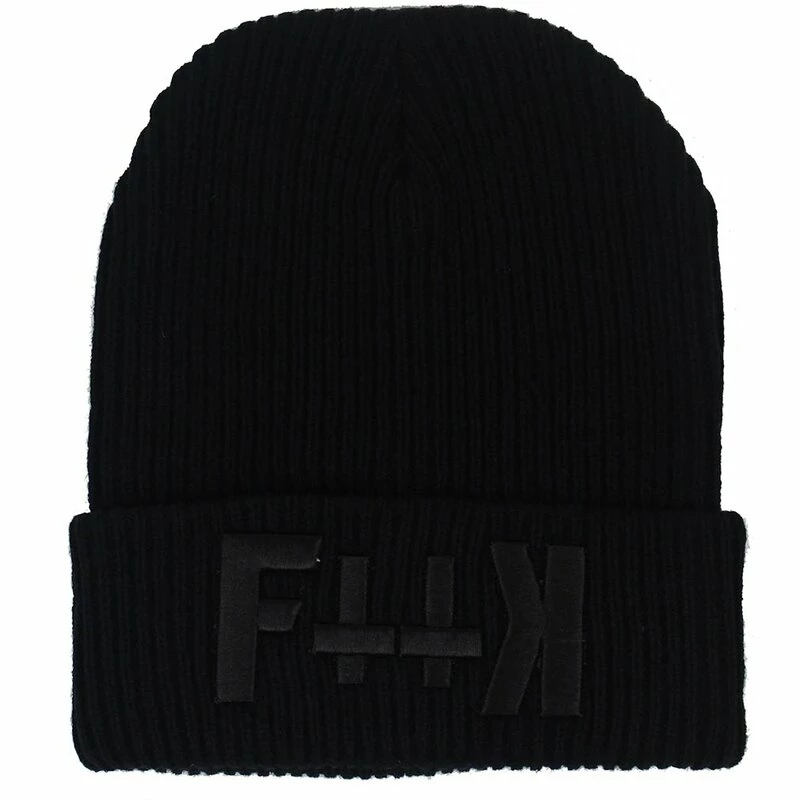 Hyraw Beanie - Black F++K 3 Hyraw Beanie - Black F++K