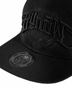 Hyraw Snapback Cap - Hostile Black -Cheap Caps Store hyraw snapback cap hostile black3