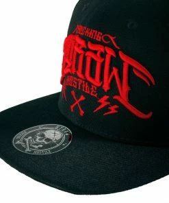 Hyraw Snapback Cap - Hostile Red -Cheap Caps Store hyraw snapback cap hostile red3