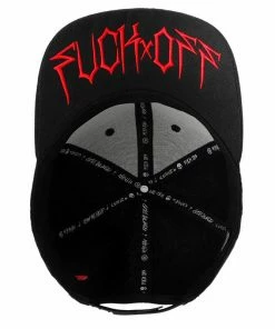 Hyraw Snapback Cap - Hostile Red -Cheap Caps Store hyraw snapback cap hostile red4