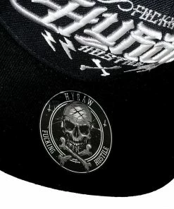 Hyraw Snapback Cap - Hostile White -Cheap Caps Store hyraw snapback cap hostile white4