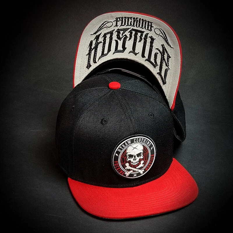 Hyraw Snapback Cap - Red Flag 3 Hyraw Snapback Cap - Red Flag