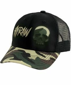 Hyraw Trucker Cap - Skull Camo