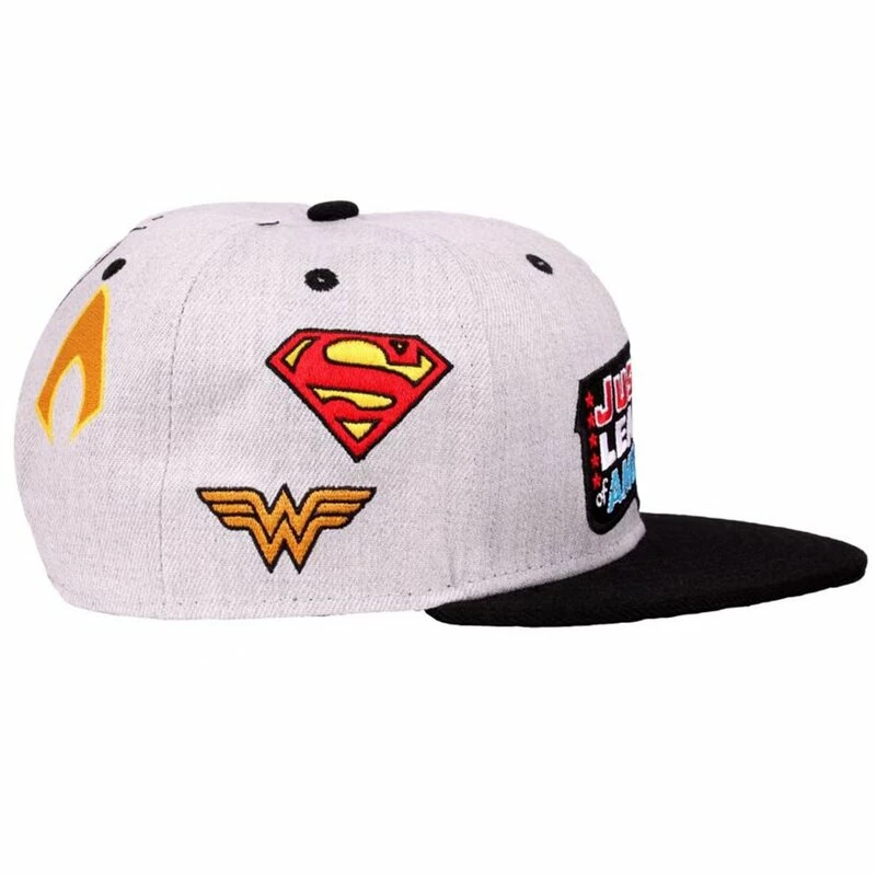 Justice League Snapback Cap - Logos 4 Justice League Snapback Cap - Logos – Bild 2