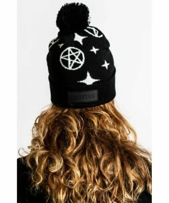 Killstar Wintermütze - 100% Witch Beanie -Cheap Caps Store killstar wintermuetze 100 witch beanie3