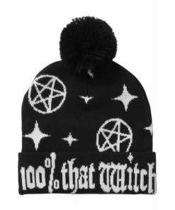 Killstar Wintermütze - 100% Witch Beanie -Cheap Caps Store killstar wintermuetze 100 witch beanie4
