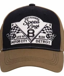 King Kerosin Flex Cap - Speed Kings Oliv