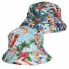 King Kerosin Reversibler Fischerhut - Vintage Summer Bucket Hat