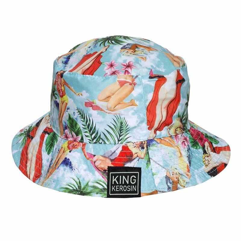 King Kerosin Reversibler Fischerhut - Vintage Summer Bucket Hat 8 King Kerosin Reversibler Fischerhut - Vintage Summer Bucket Hat – Bild 6