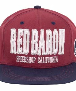 King Kerosin Snapback Cap - Red Baron