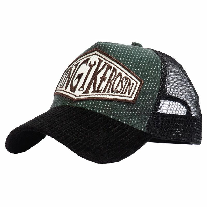 King Kerosin Trucker Cap - Black & Green 3 King Kerosin Trucker Cap - Black & Green