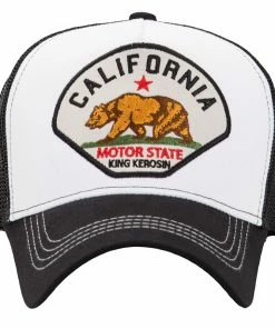King Kerosin Trucker Cap - California Schwarz