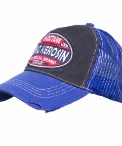 King Kerosin Trucker Cap - Hi-Octane Blau -Cheap Caps Store king kerosin trucker cap hi octane blau2