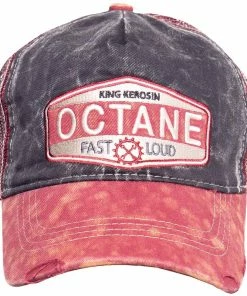 King Kerosin Trucker Cap - Octane Dunkelrot