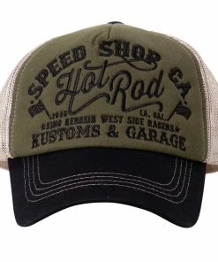 King Kerosin Trucker Cap - Speed Shop Oliv