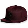 Sullen Clothing New Era Fitted Cap - Badge Maroon