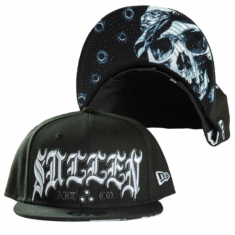 Sullen Clothing New Era Snapback Cap - Ivano Skull 3 Sullen Clothing New Era Snapback Cap - Ivano Skull