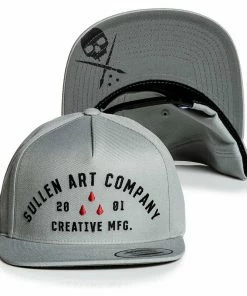 Sullen Clothing Snapback Cap - 3 Drops Grau