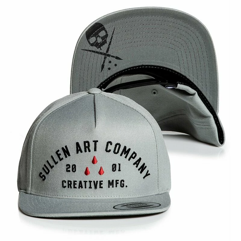 Sullen Clothing Snapback Cap - 3 Drops Grau 3 Sullen Clothing Snapback Cap - 3 Drops Grau
