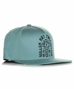 Sullen Clothing Snapback Cap - Pachuco Smoke Blue -Cheap Caps Store sullen clothing snapback cap pachuco lgoke blue4