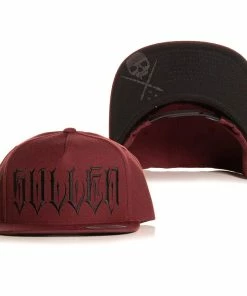 Sullen Clothing Snapback Cap - Straight Up Maroon