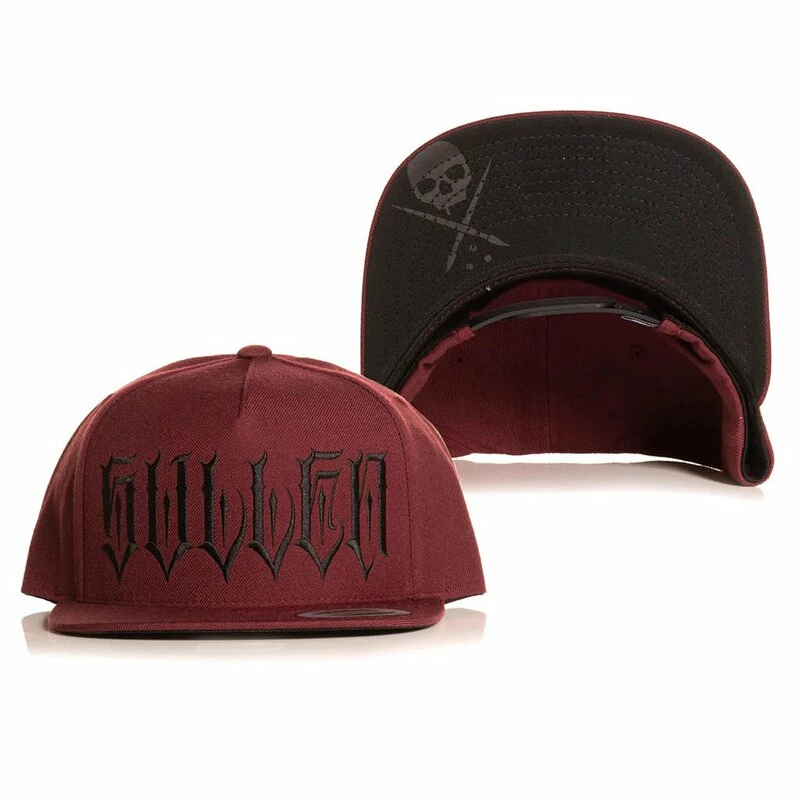 Sullen Clothing Snapback Cap - Straight Up Maroon 3 Sullen Clothing Snapback Cap - Straight Up Maroon
