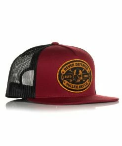 Sullen Clothing Trucker Cap - Never Defeated Port 9 Sullen Clothing Trucker Cap - Never Defeated Port -Cheap Caps Store sullen clothing trucker cap never defeated port4