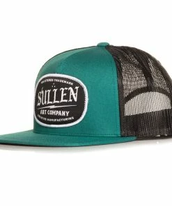 Sullen Clothing Trucker Cap - Supply Green -Cheap Caps Store sullen clothing trucker cap supply green2