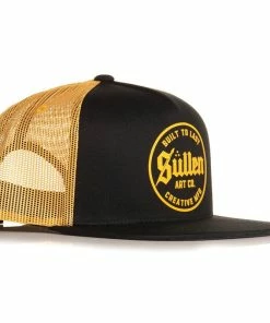 Sullen Clothing Trucker Cap - Weld Golden -Cheap Caps Store sullen clothing trucker cap weld golden4
