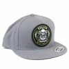 Sullen Snapback Cap - Never Defeated Grau -Cheap Caps Store sullen snapback cap never defeated grau