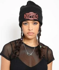 Tripp NYC Beanie - Trash & Vaudeville Pink Logo